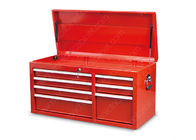 Stockage mobile d'outil de revêtements précoupés de tiroir, Cabinet rouge 1045*450*526 millimètre de dessus de boîte à outils