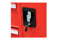 Porte du tiroir 1 du rouge 6 roulant la serrure de cylindre de degré de sécurité de Cabinet d'outil de 42 pouces
