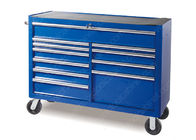 Cabinet d'outil de verrouillage en acier en métal bleu de 52 pouces, boîte à outils de Cabinet de rouleau