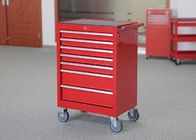 Cabinet d'outil de mécanicien de stockage d'entrepôt de 7 tiroirs sur la couleur de roues personnalisable