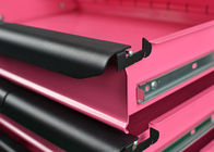 Coffre d'outil de la meilleure qualité résistant de garage rose, Cabinet d'outils professionnel