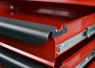 Boîte à outils résistante rouge de Cabinet d'outil en métal de stockage sur des roues verrouillables
