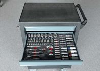 Cabinets d'outils bleus noirs rouges de chariot en métal de stockage de garage de 27 pouces avec 7 tiroirs