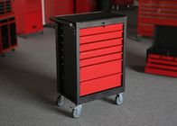 Cabinets d'outil résistants adaptés aux besoins du client en métal de stockage de couleur sur des roues avec 7 tiroirs