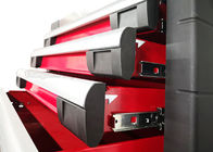 Coffre d'outil de roulement enroué rouge de boîte à outils de 11 à tiroir mécanique de chariot
