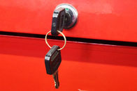 boîte à outils rouge de 24&quot; 5 tiroirs sur le stockage en acier froid d'outil de Spcc de roues avec EVA Mat